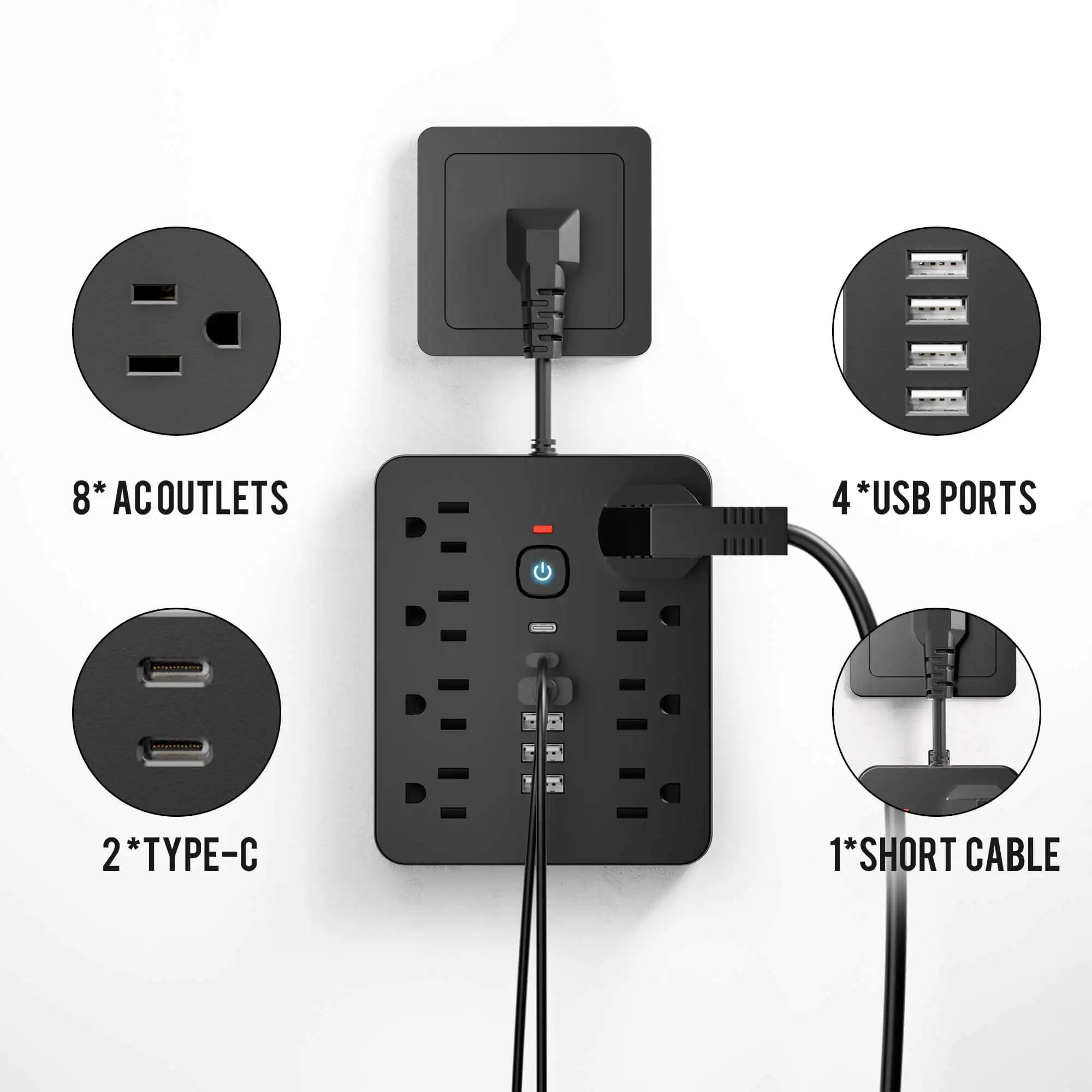 14-in-1 Multifunctional Power Strip